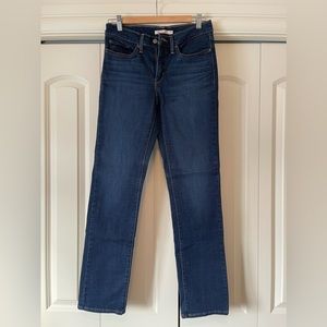 Levi’s shaping straight leg jeans
